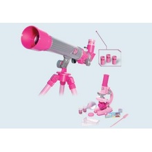 Телескоп и микроскоп для девочек (35 предметов)